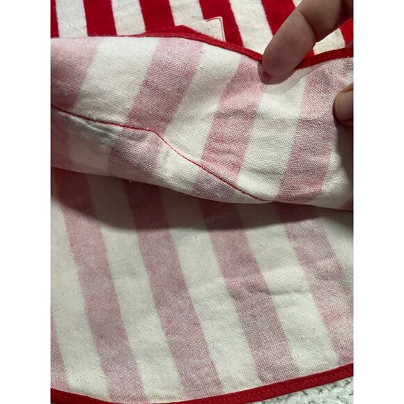 VTG Rare 70s Playboy Bunny Sleep Mini Dress Sz Small Striped Red White *Flaw - Picture 6 of 10